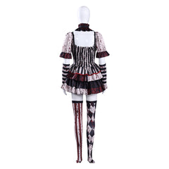 Cosplay Costume Femme Art The Clown Terrifier 4(2026) Film Cosplay Tenue Noire Taché de Sang