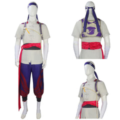 Cosplay Costume Fire God Liu Kang Mortal Kombat 2(2026) Film Cosplay Tenue Grise Homme