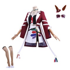 Cosplay Costume Forever Young Pretty Derby Anime Cosplay Tenue Rouge Femme