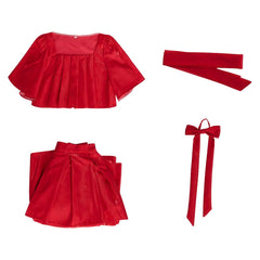 Cosplay Costume Frieren Frieren: Beyond Journey's End(2026) Anime Cosplay Robe Rouge Femme