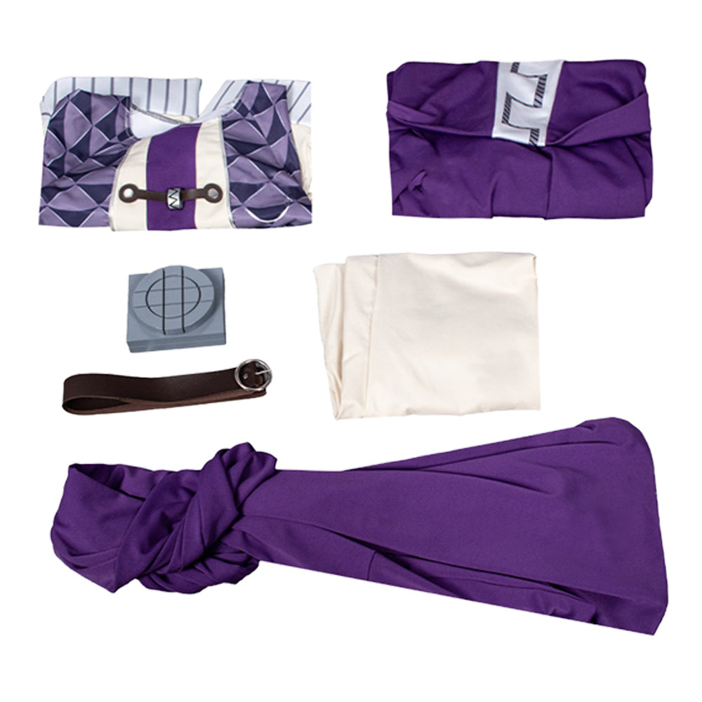 Cosplay Costume Fu Orostor Gachiakuta Anime Cosplay Tenue Violette Homme