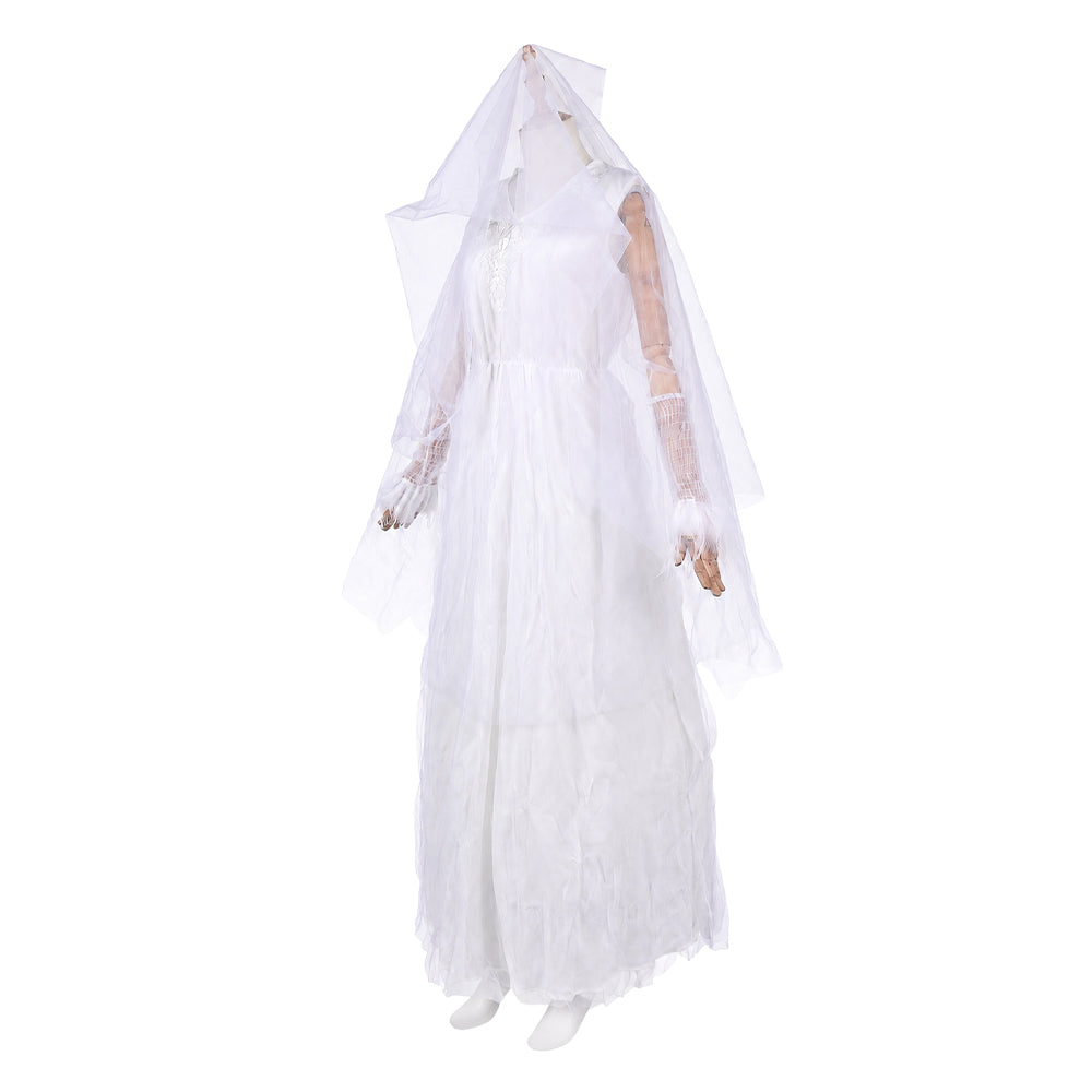 Cosplay Costume Ghost of Christmas Past Ebenezer(2026) Film Cosplay Robe Blanche Femme