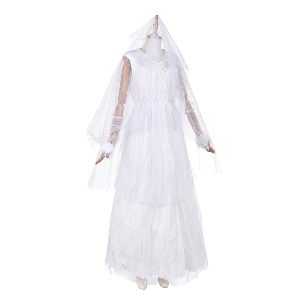 Cosplay Costume Ghost of Christmas Past Ebenezer(2026) Film Cosplay Robe Blanche Femme