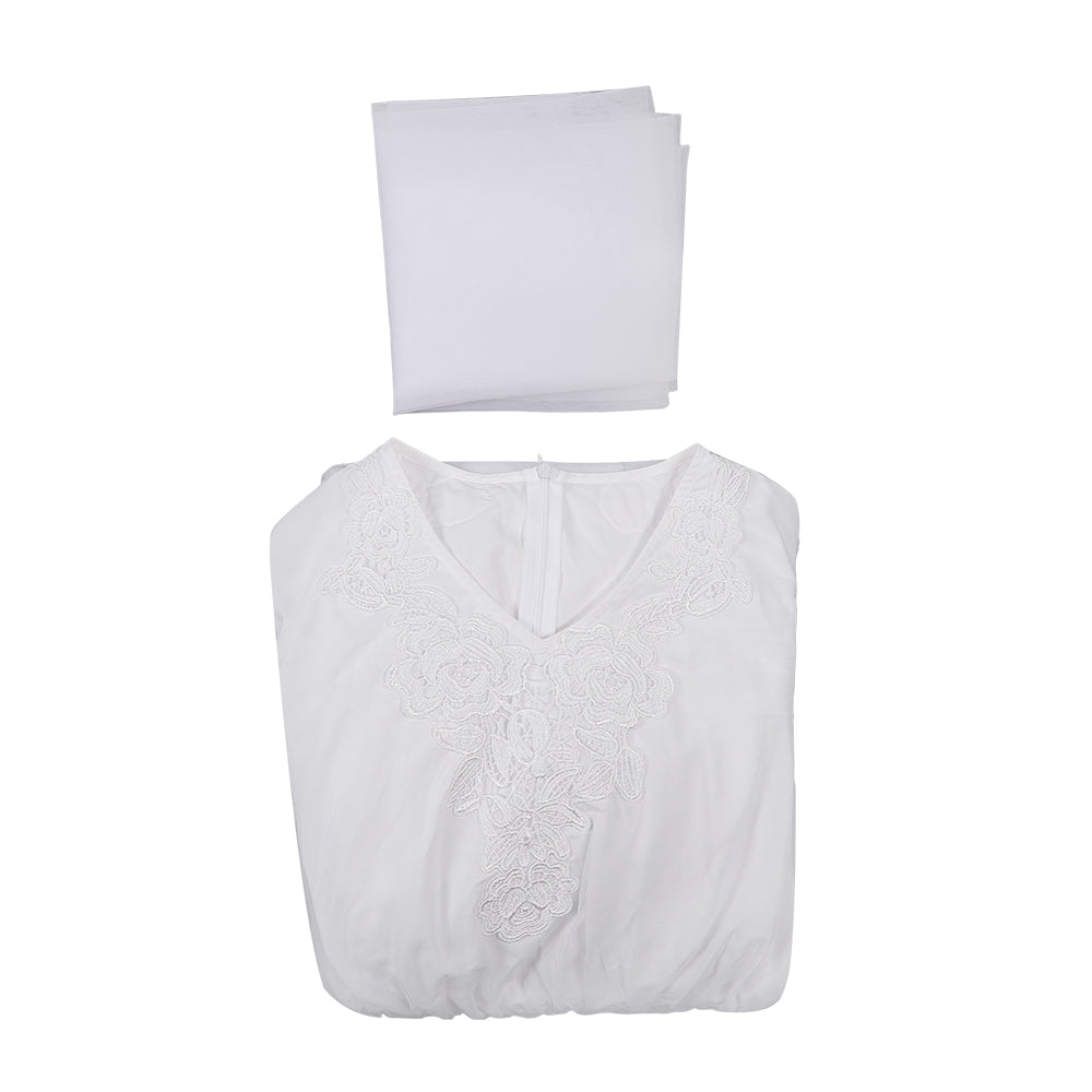 Cosplay Costume Ghost of Christmas Past Ebenezer(2026) Film Cosplay Robe Blanche Femme