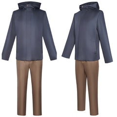 Cosplay Costume Hakari Kinji Anime Cosplay Tenue Bleue et Marron Homme