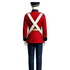 Cosplay Costume Hamlet Théâtre Cosplay Tenue de Tambour Rouge