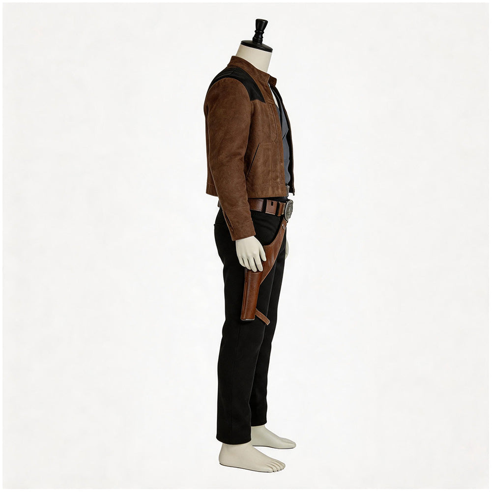 Cosplay Costume Han Solo Maul: Seigneur de l'Ombre(2026) TV Cosplay Tenue Marron Homme