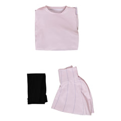 Cosplay Costume Hana Kurusu Anime Cosplay Tenue Blanche et Noire Femme
