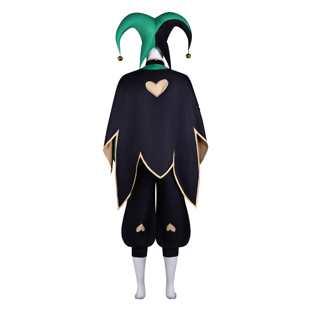 Cosplay Costume Harlequin The Freak Circus Jeu Cosplay Tenue Verte Homme Ver.2