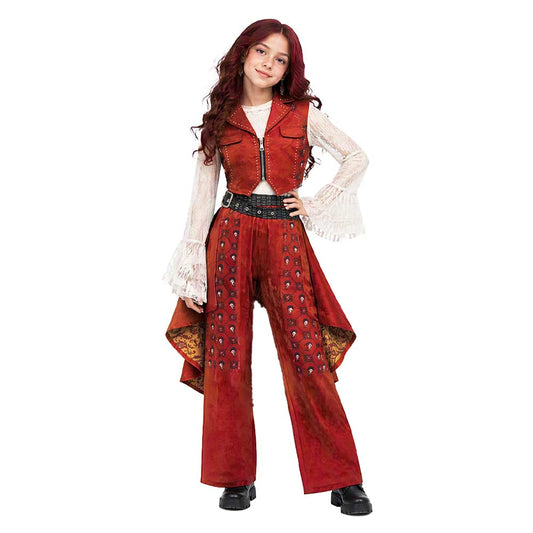Cosplay Costume Hazel Hook Descendants: Wicked Wonderland(2026) Film Cosplay Tenue Pirate Rouge Femme