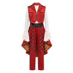 Cosplay Costume Hazel Hook Descendants: Wicked Wonderland(2026) Film Cosplay Tenue Pirate Rouge Femme