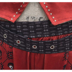 Cosplay Costume Hazel Hook Descendants: Wicked Wonderland(2026) Film Cosplay Tenue Pirate Rouge Femme