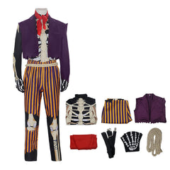 Cosplay Costume Héctor Rivera CoCo Film Cosplay Tenue Jaune Homme