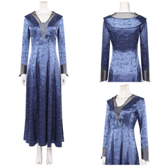 Cosplay Costume Helaena Targaryen House of The Dragon 3(2026) Robe Bleue Femme