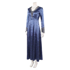 Cosplay Costume Helaena Targaryen House of The Dragon 3(2026) Robe Bleue Femme