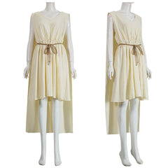 Cosplay Costume Helen The Odyssey(2026) Film Cosplay Robe Beige Femme