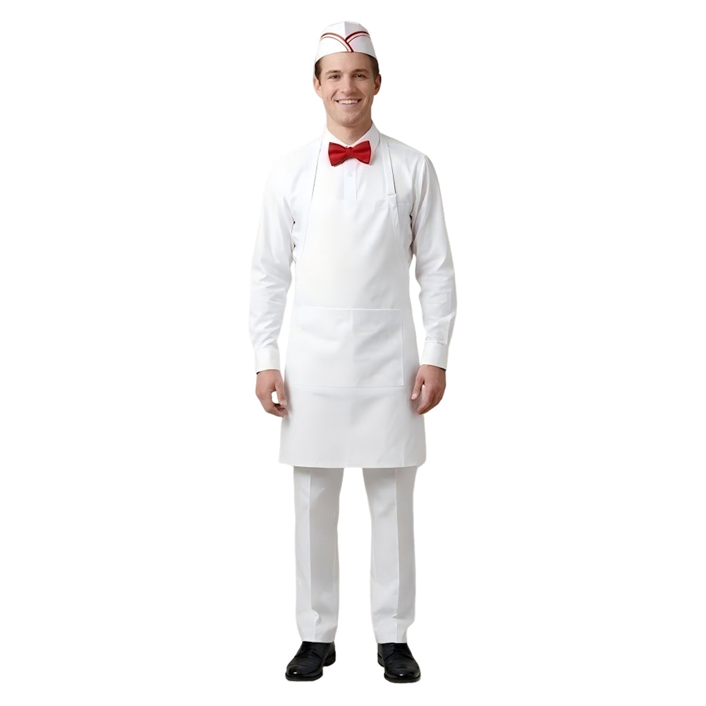 Cosplay Costume Ice Cream Man(2026) Film Cosplay Tenue Blanche Homme