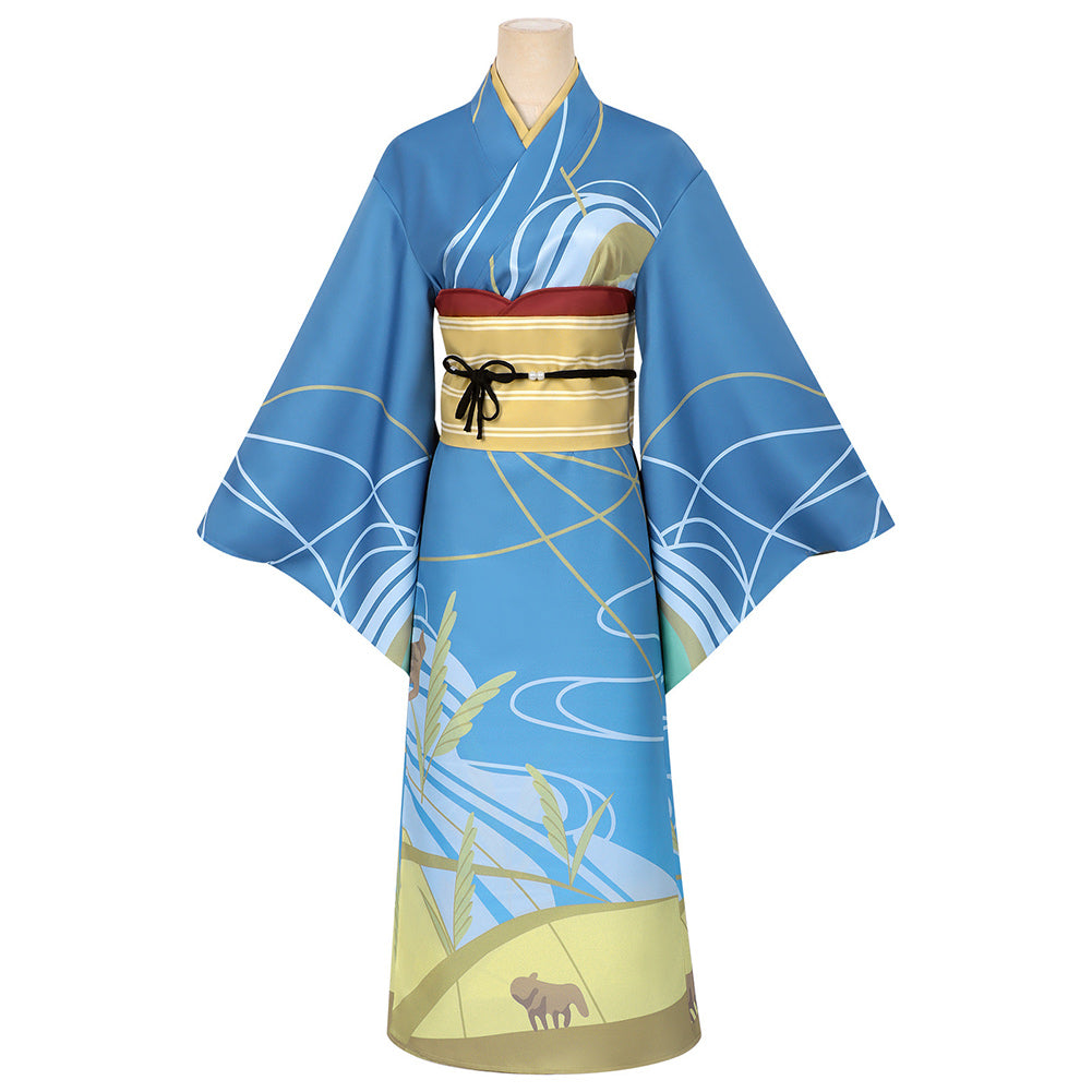 Cosplay Costume Inako Momokawa Sparks of Tomorrow(2026) Anime Cosplay Tenue Bleue Femme