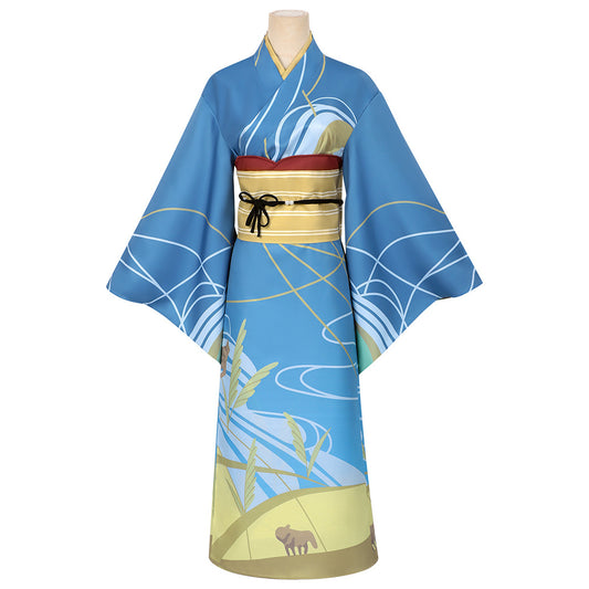 Cosplay Costume Inako Momokawa Sparks of Tomorrow(2026) Anime Cosplay Tenue Bleue Femme