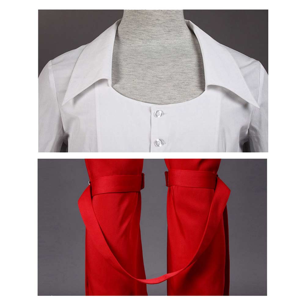 Cosplay Costume Iori Yagami The King of Fighters Jeu Cosplay Tenue Noire et Rouge Homme