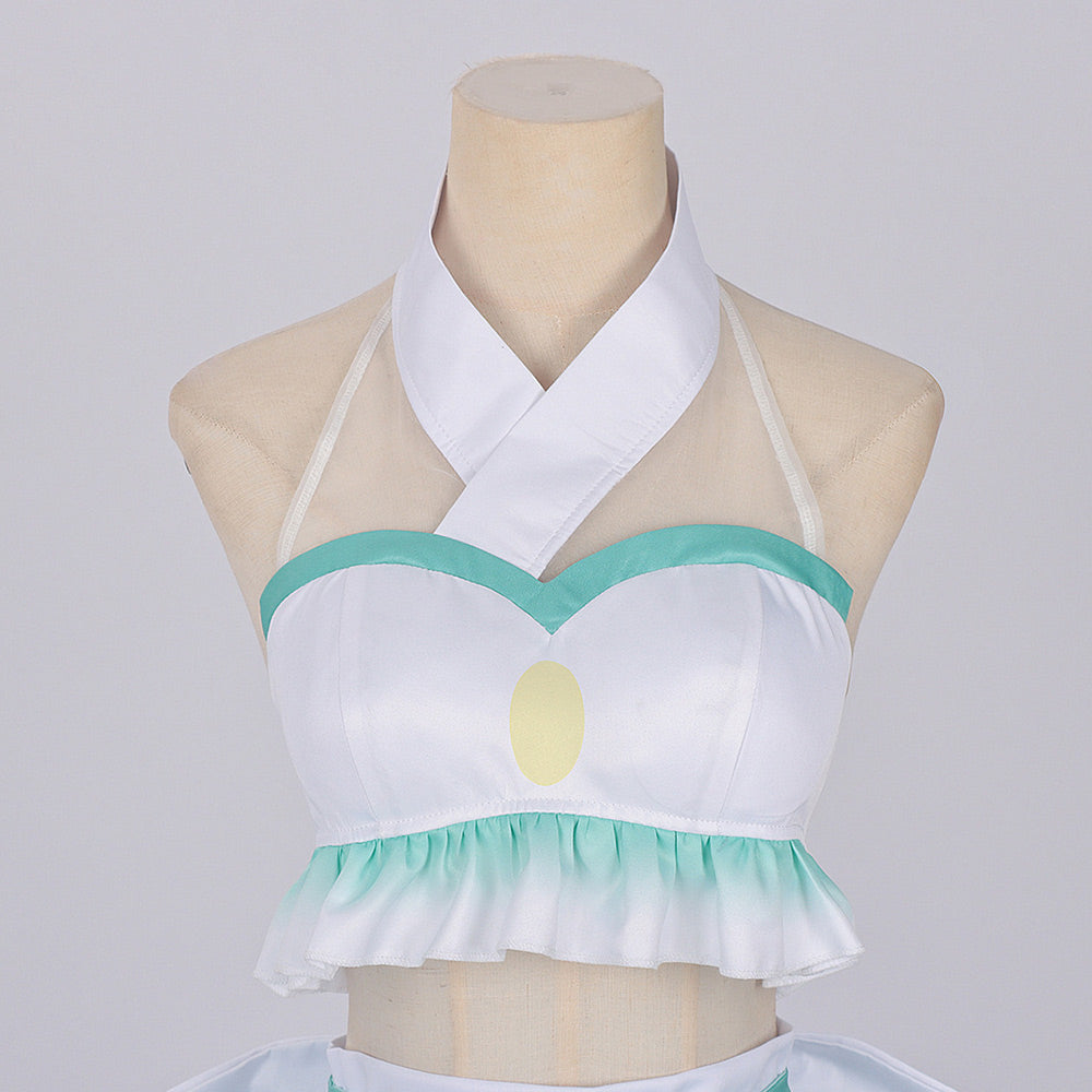 Cosplay Costume Iroha Sakayori Cosmic Princess Kaguya(2026) Anime Cosplay Maillot de Bain Bleu Femme