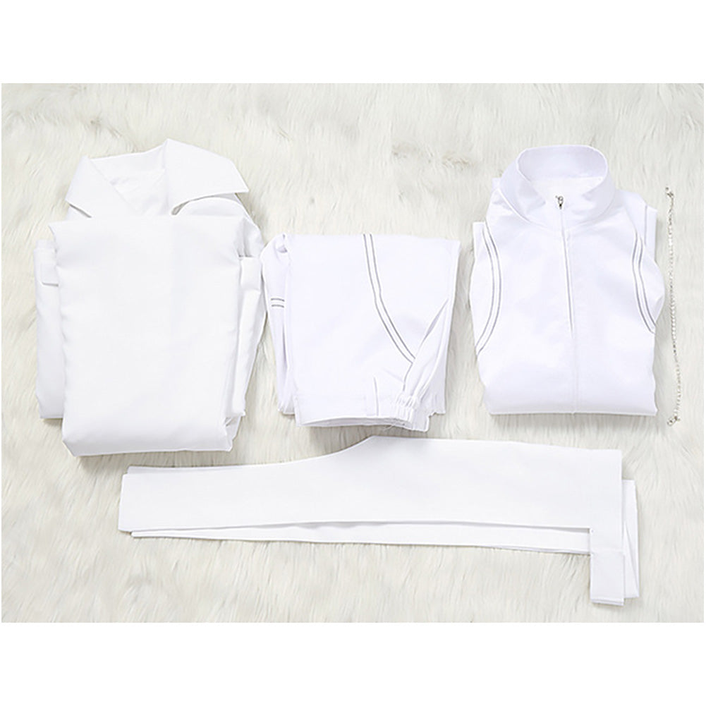 Cosplay Costume Ivan Alien Stage(2026) TV Cosplay Tenue Blanche Homme