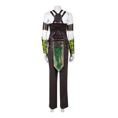 Cosplay Costume Jade Mortal Kombat 2 Film Cosplay Tenue Verte et Noire Homme