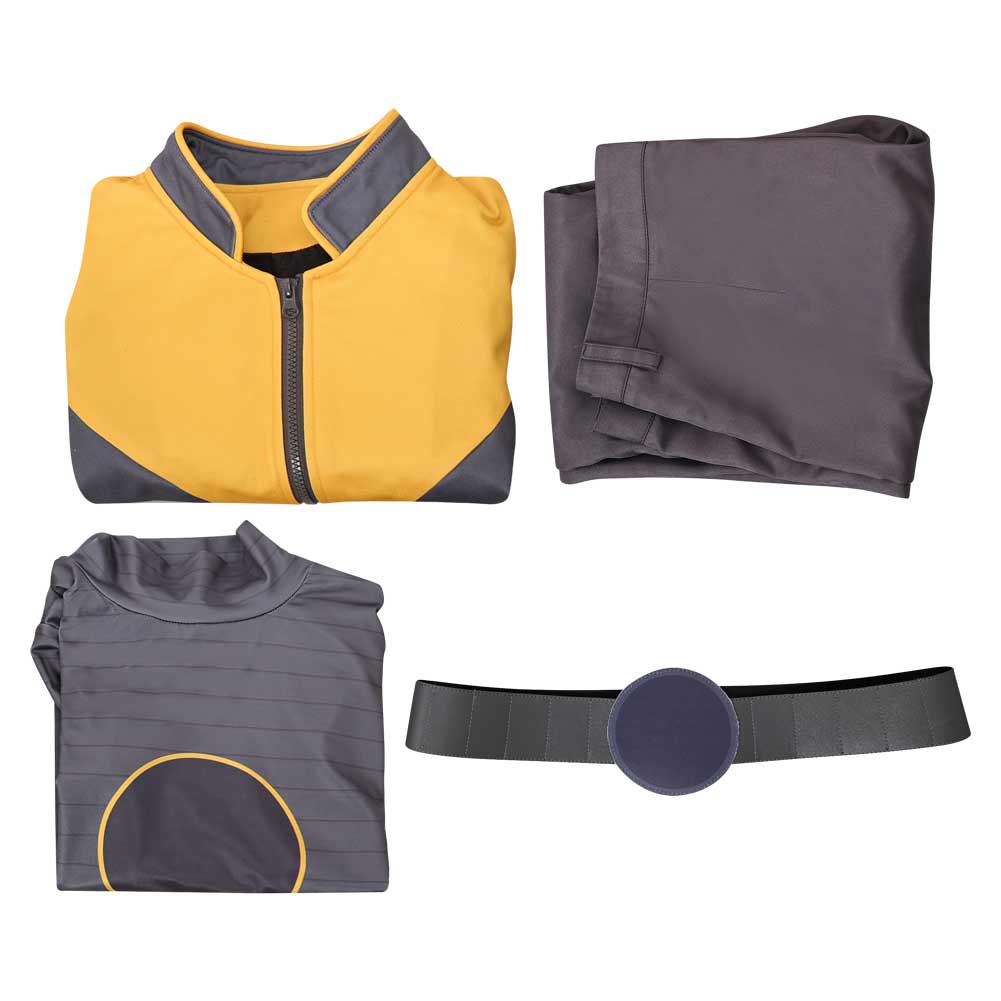 Cosplay Costume Jean Grey X-Men '97 Saison 2(2026) TV Cosplay Tenue Grise et Jaune Femme