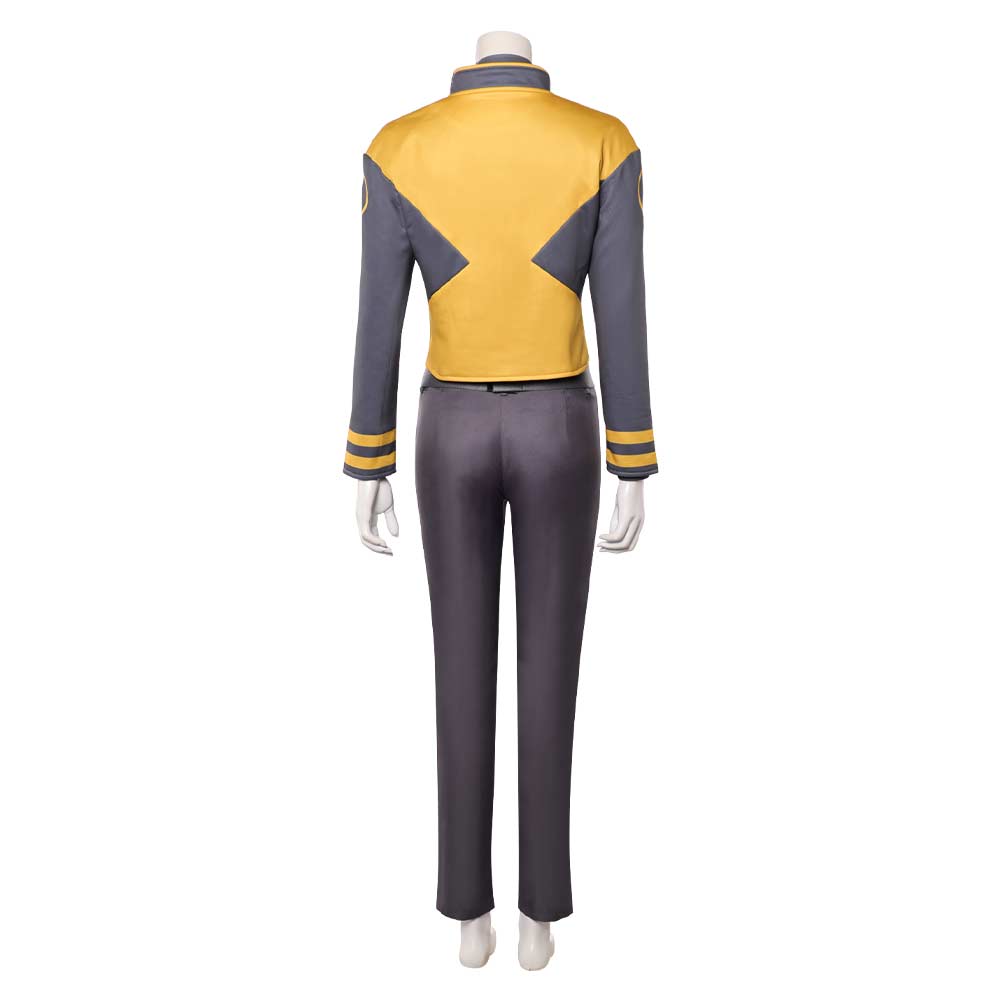 Cosplay Costume Jean Grey X-Men '97 Saison 2(2026) TV Cosplay Tenue Grise et Jaune Femme