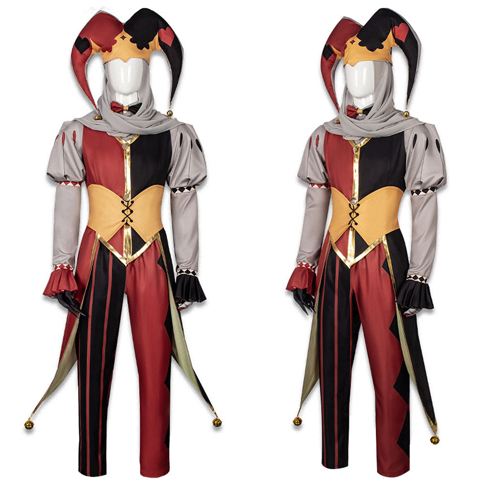 Cosplay Costume Jestyn Kingdom of Marionettes(2026) Jeu Cosplay Tenue Rouge et Noire Homme