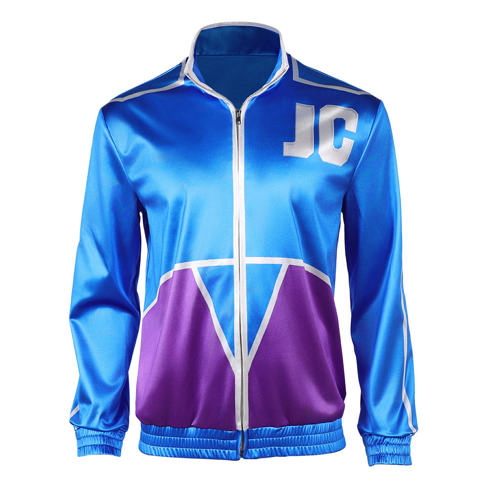 Cosplay Costume Johnny Cage Mortal Kombat 2(2026) Film Cosplay Veste Bleue Homme