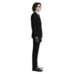 Cosplay Costume Joker Batman Film Cosplay Tenue Noire et Blanche Homme