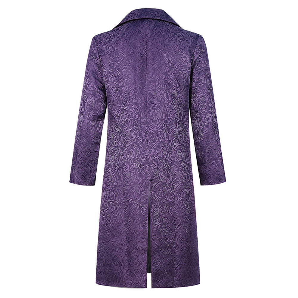 Cosplay Costume Joker Film Cosplay Trench Violet Homme