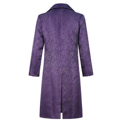 Cosplay Costume Joker Film Cosplay Trench Violet Homme