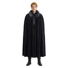 Cosplay Costume Jon Snow Game of Thrones TV Cosplay Cape Noire Homme