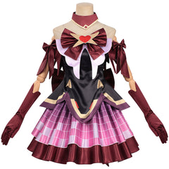 Cosplay Costume Juno Overwatch Jeu Cosplay Tenue Rouge Femme