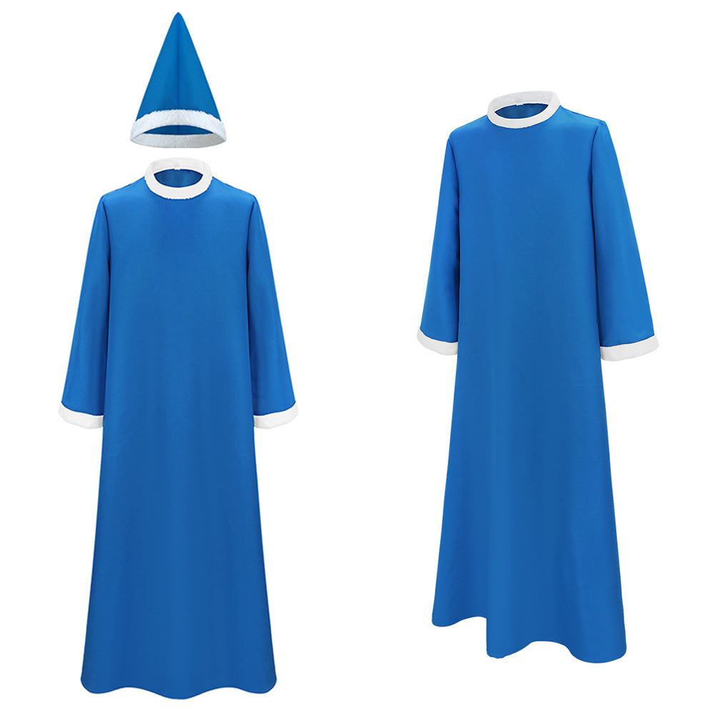 Cosplay Costume Kamek The Super Mario Galaxy Movie(2026) Film Cosplay Robe Bleue Homme