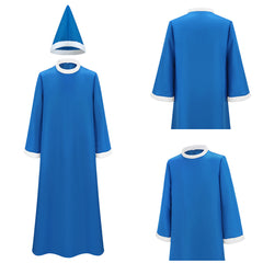 Cosplay Costume Kamek The Super Mario Galaxy Movie(2026) Film Cosplay Robe Bleue Homme