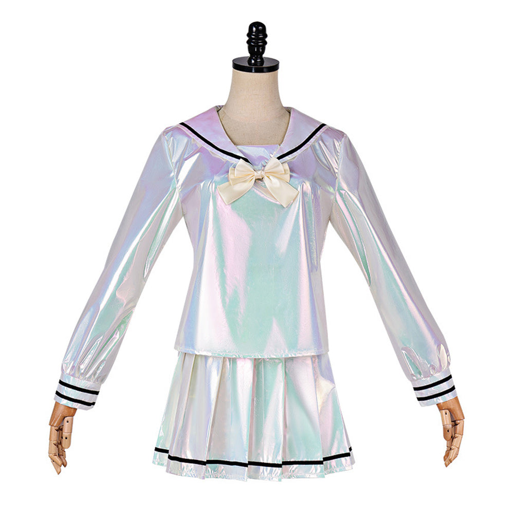 Cosplay Costume KAngel Needy Girl Overdose(2026) Anime Cosplay Tenue Argentée Femme