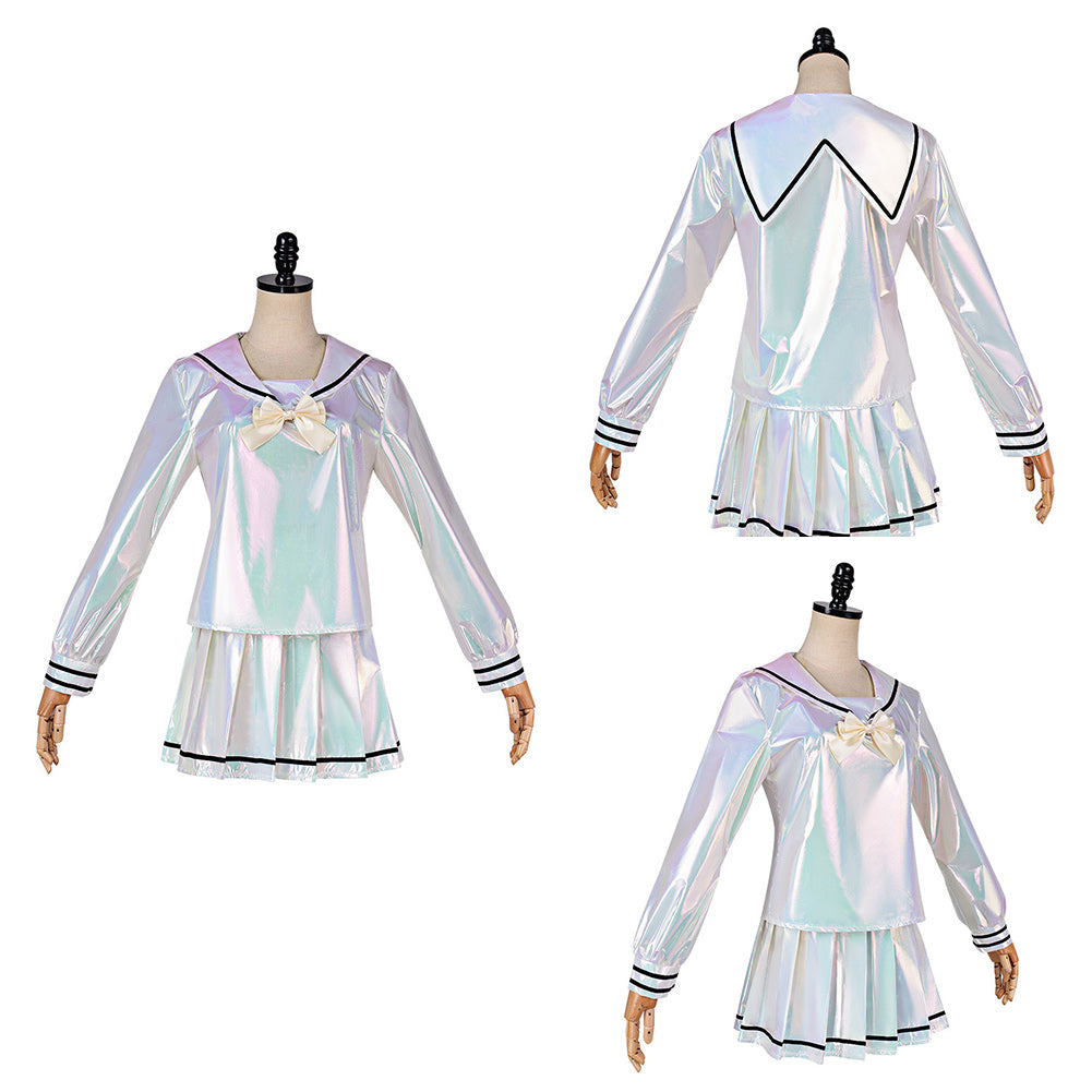 Cosplay Costume KAngel Needy Girl Overdose(2026) Anime Cosplay Tenue Argentée Femme