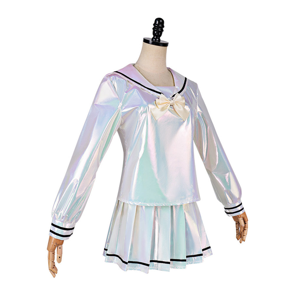 Cosplay Costume KAngel Needy Girl Overdose(2026) Anime Cosplay Tenue Argentée Femme