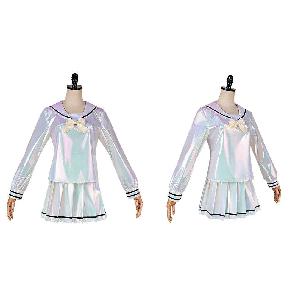 Cosplay Costume KAngel Needy Girl Overdose(2026) Anime Cosplay Tenue Argentée Femme
