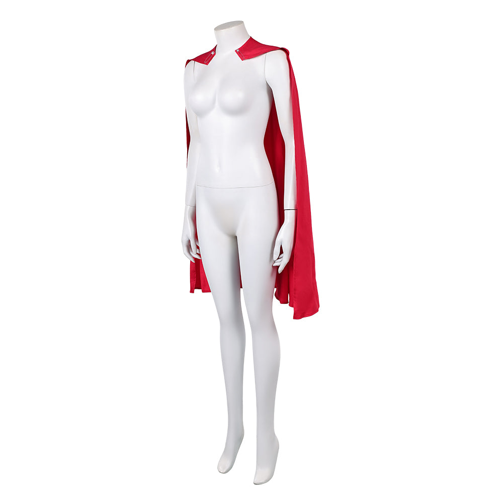 Cosplay Costume Kara Zor-El Supergirl(2026) Film Cosplay Cape Rouge Femme