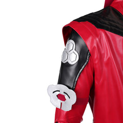 Cosplay Costume Kenshi Takahashi Mortal Kombat 2(2026) Film Cosplay Tenue Rouge et Noire de Cuir Homme