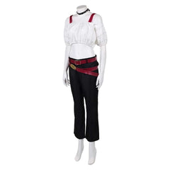 Cosplay Costume Kirara Hoshi Anime Cosplay Haut Blanc et Pantalon Noir Femme