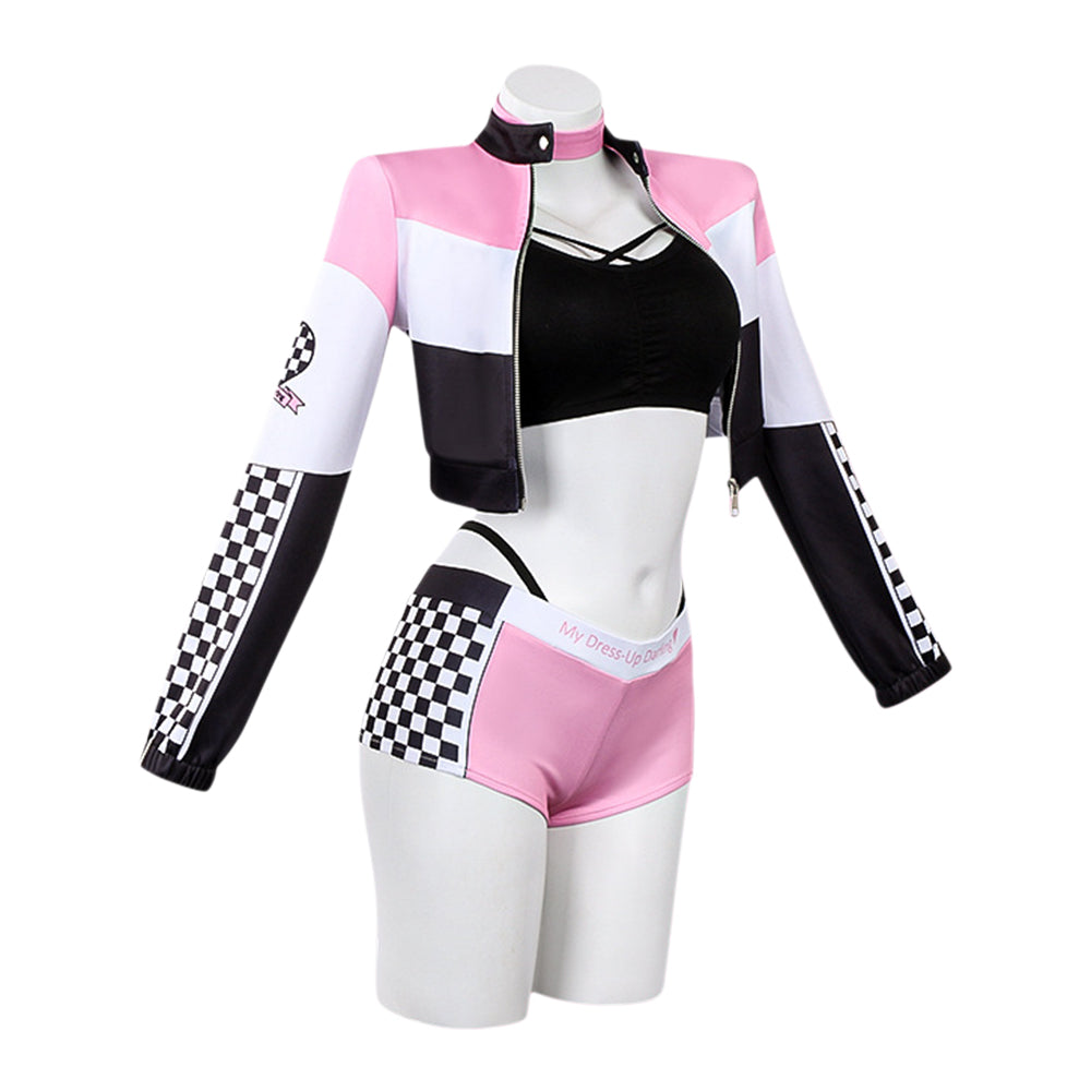 Cosplay Costume Kitagawa Marin Sexy Cosplay Doll Anime Cosplay Tenue de Course Rose et Noire Femme
