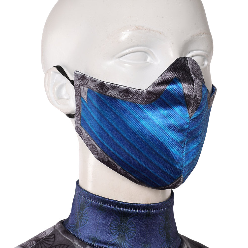 Cosplay Costume Kitana Mortal Kombat 2(2026) Film Cosplay Tenue Bleue et Noire Femme