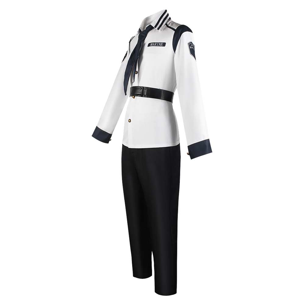 Cosplay Costume Koby One Piece Live Action 2(2026) TV Cosplay Tenue Blanche et Noire Homme
