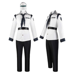 Cosplay Costume Koby One Piece Live Action 2(2026) TV Cosplay Tenue Blanche et Noire Homme