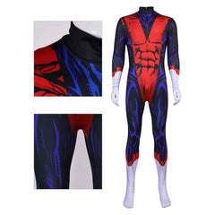 Cosplay Costume Kurt Wagner X-Men '97 Saison 2(2026) TV Cosplay Combinaison Rouge Homme